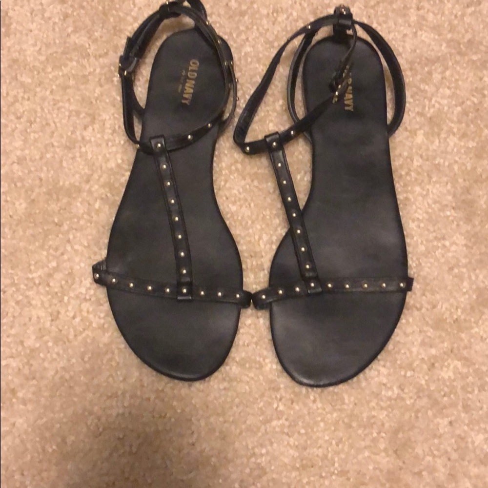 Cute black sandals